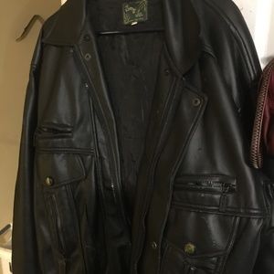 Faux Leather Jacket